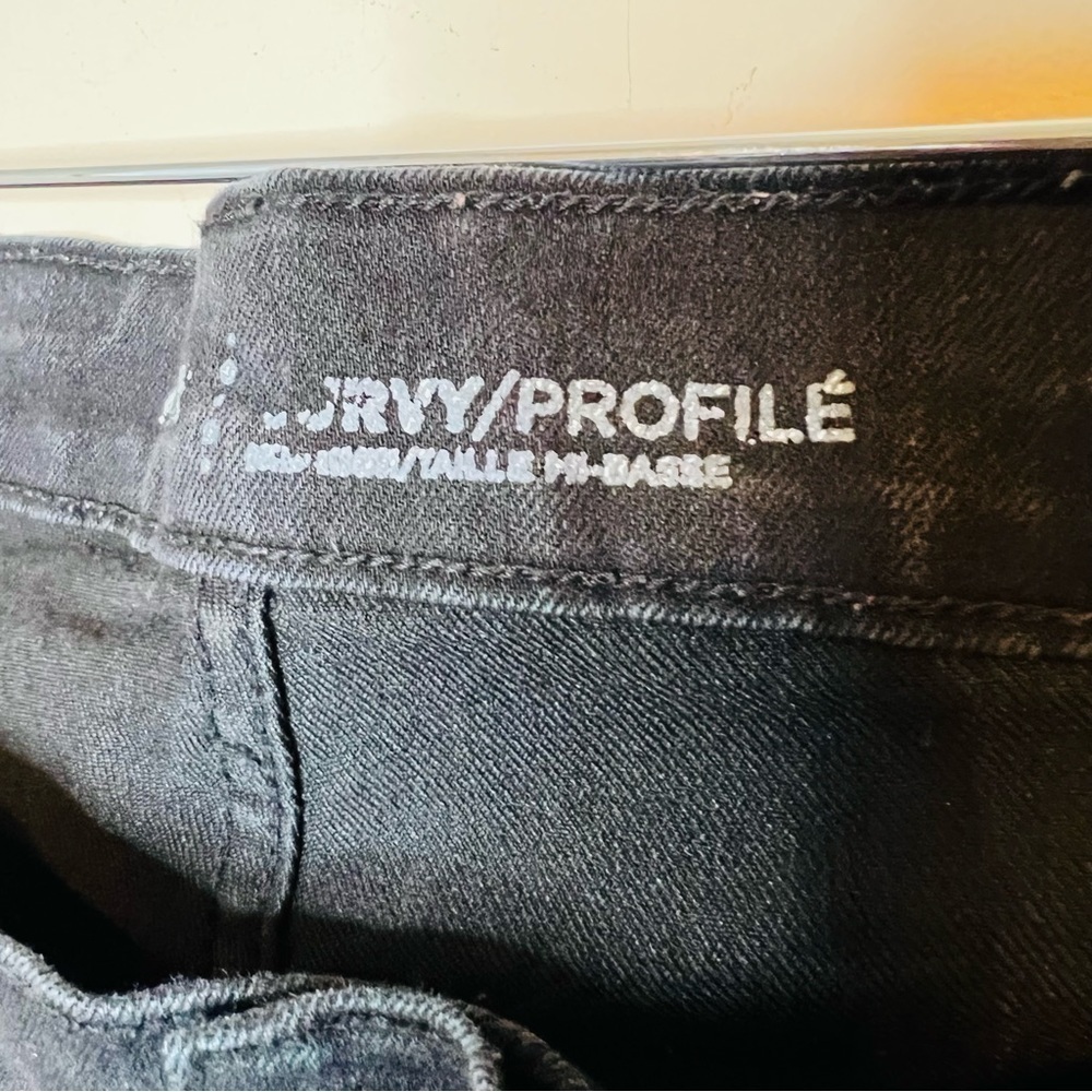 OLD NAVY Curvy Profile High Rise Black Skinny Jeans - Picture 4 of 5